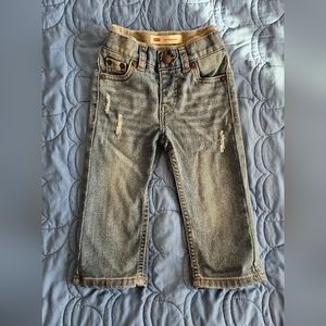 5/$20 Levi's Straight Leg Distressed Denim, Baby Boy Size 12M